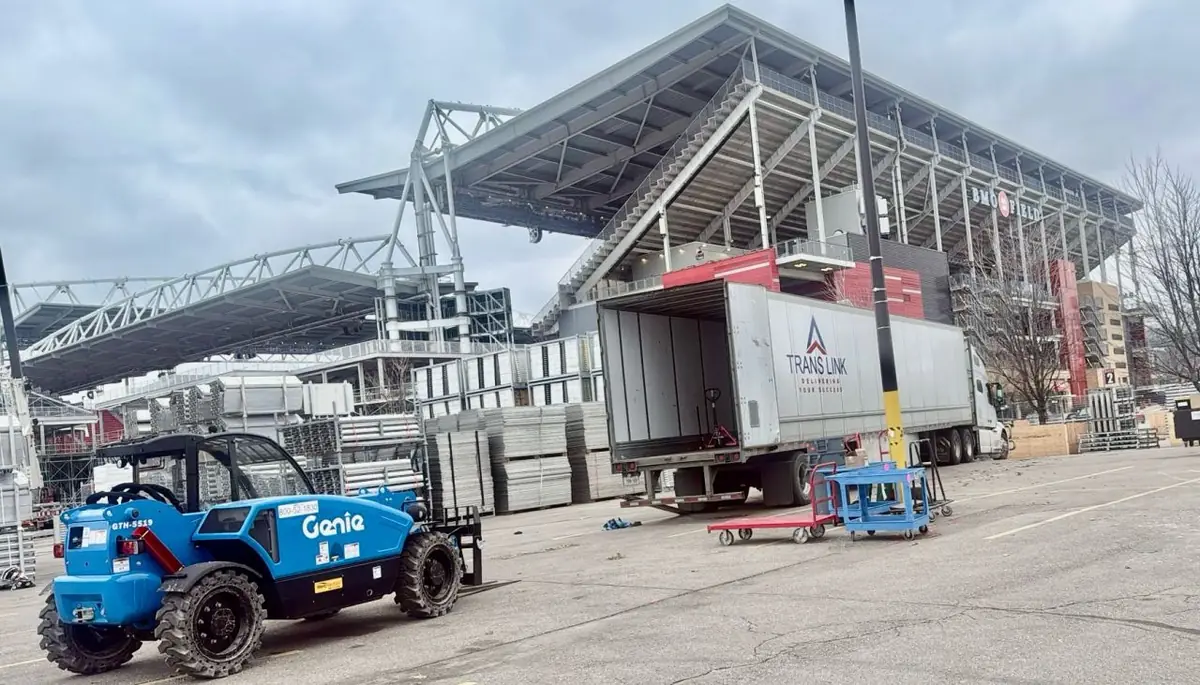 Trans Link truck at BMO Field for FIFA World Cup